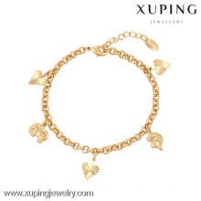 73917-Xuping Schmuck Mode Großzügige Heiße Verkauf Frau Armband mit 18 Karat Vergoldet